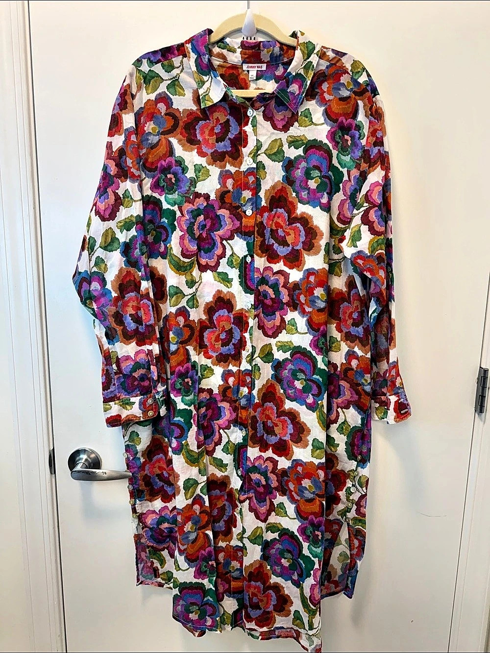 JOHNNY WAS CALANTHE RELAXED OVERSIZED SHIRT!
